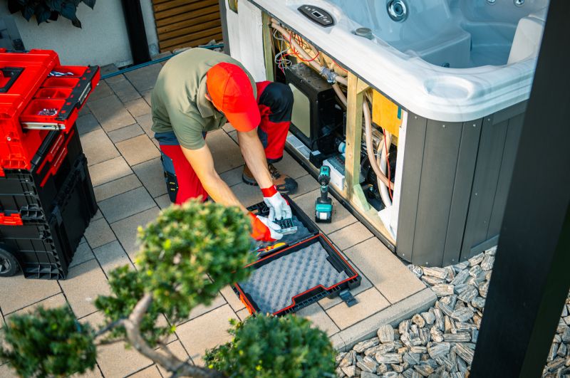 Expert Installing Hot Tub
